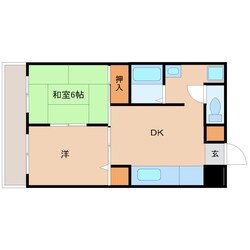 出屋敷駅 徒歩13分 1階の物件間取画像